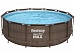 Каркасный бассейн Steel Pro Bestway 56709 (366х100 см) Ротанг Каркасный бассейн Steel Pro Bestway 56709 (366х100 см) Ротанг