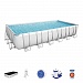 Каркасный прямоугольный бассейн Power Steel Bestway 56474 (732х366х132 см) Каркасный прямоугольный бассейн Power Steel Bestway 56474 (732х366х132 см)