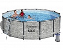 Каркасный круглый бассейн Steel Pro Pool Bestway 5619D (427х122 см) Каркасный круглый бассейн Steel Pro Pool Bestway 5619D (427х122 см)