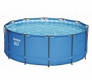 Каркасный бассейн Steel Pro Bestway 15428 (366x133 см) чаша, каркас, без фильтрующего насоса, без лестницы Каркасный бассейн Steel Pro Bestway 15428 (366x133 см) чаша, каркас, без фильтрующего насоса, без лестницы